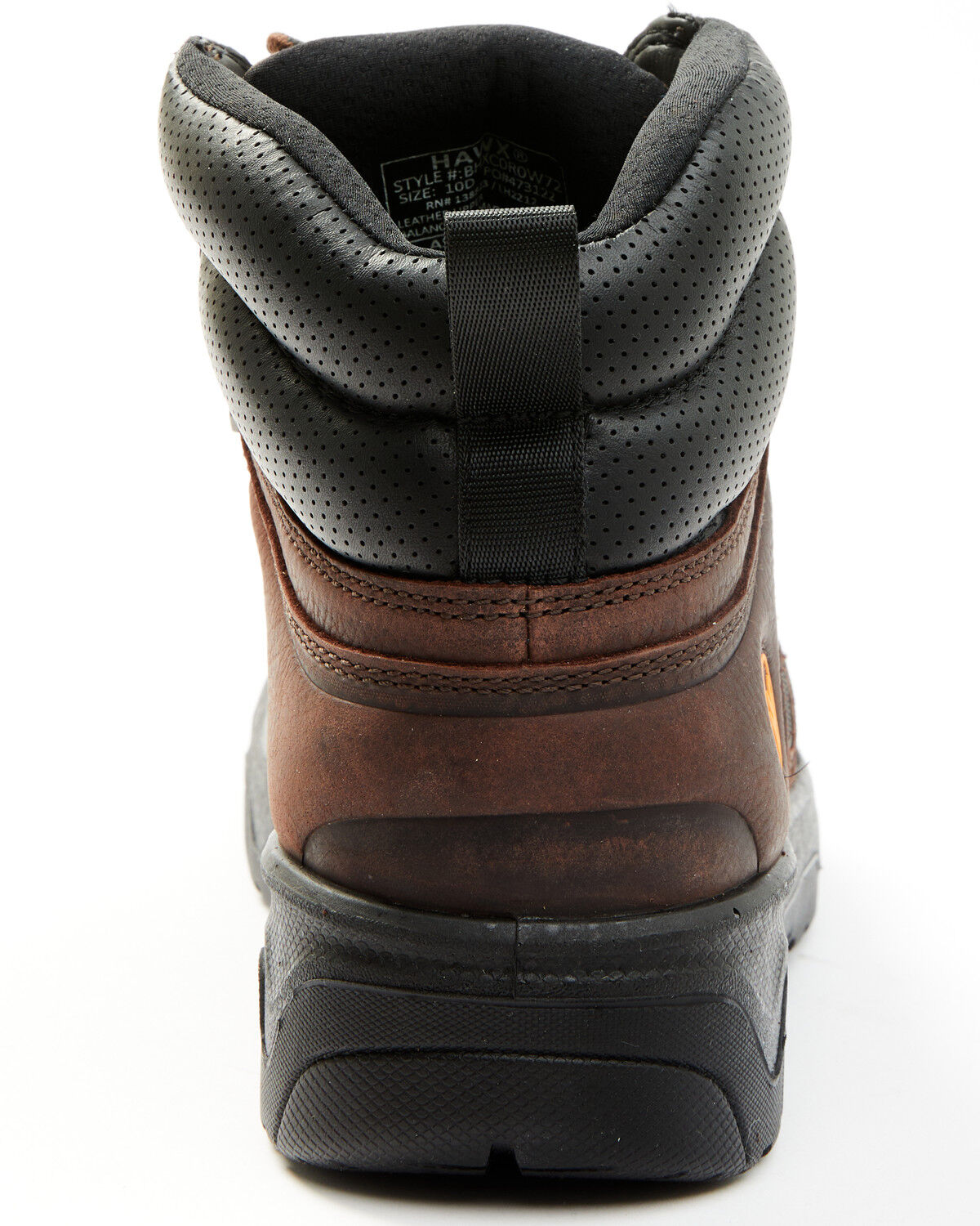 Image #5 - Hawx Men's 6" Anthem Lab Lace-Up Work Boots - Composite Toe, Brown, hi-res