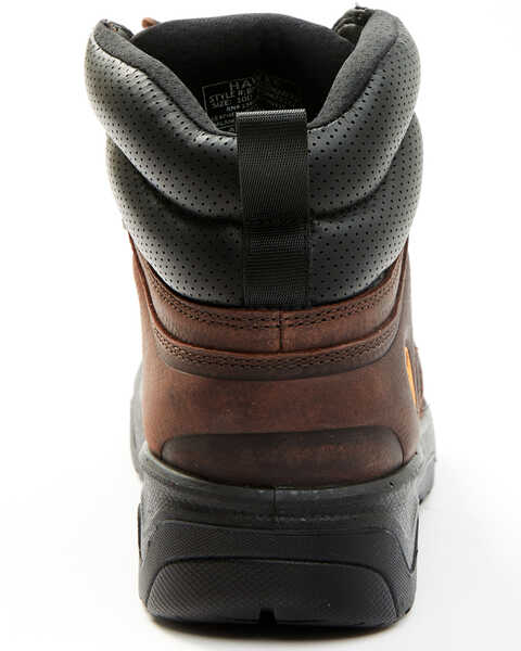 Image #5 - Hawx Men's 6" Anthem Lab Lace-Up Work Boots - Composite Toe , Brown, hi-res