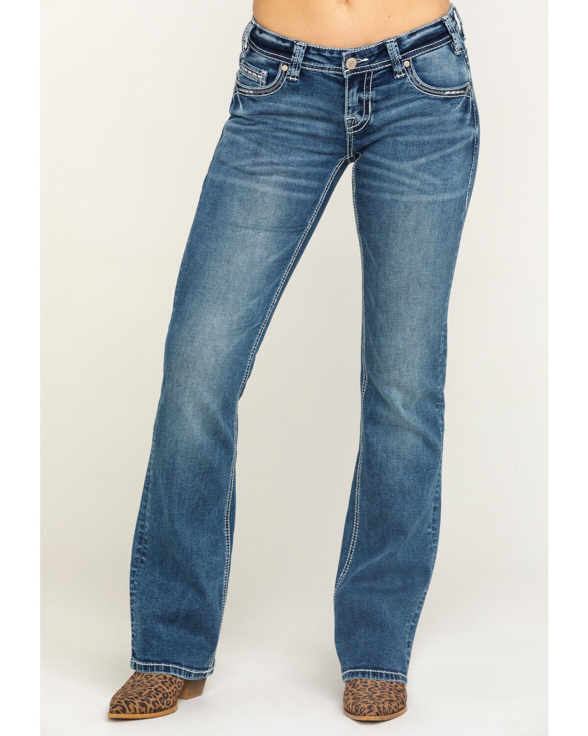 stretch riding jeans