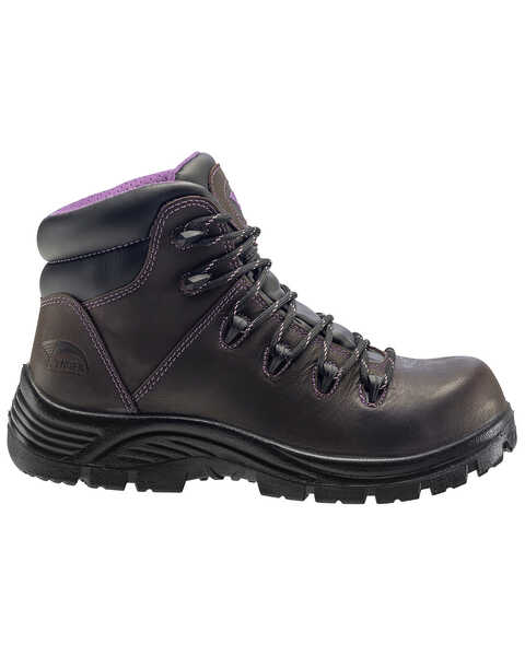 Image #2 - Avenger Women's Waterproof Hiker Boots - Composite Toe, Brown, hi-res