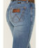 Image #4 - Wrangler Retro Women's Eliza Medium Wash High Rise Stretch Trouser Jeans , Medium Wash, hi-res