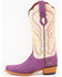 Image #3 - Ferrini Women's Candy Western Boots - Snip Toe, Purple, hi-res