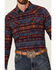 Cody James Men's Fire Water Southwestern Print Long Sleeve Pearl Snap Western Shirt - Tall, Grey, hi-res