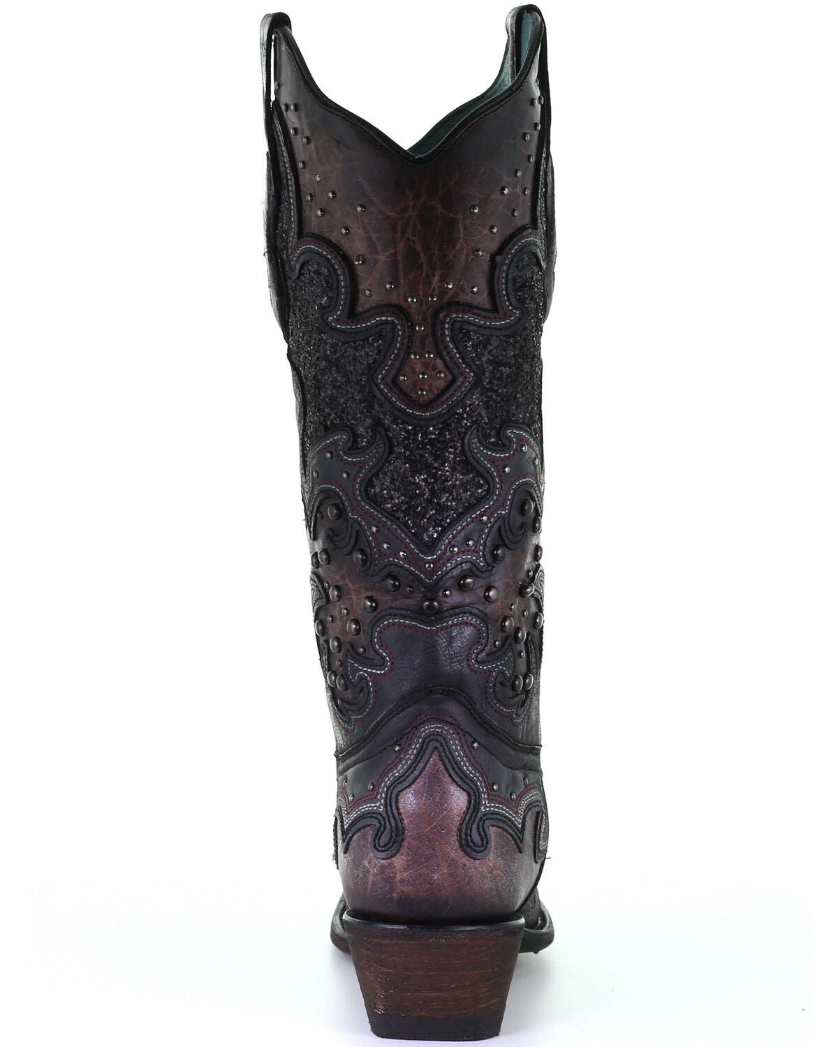 corral glitter leather western boot