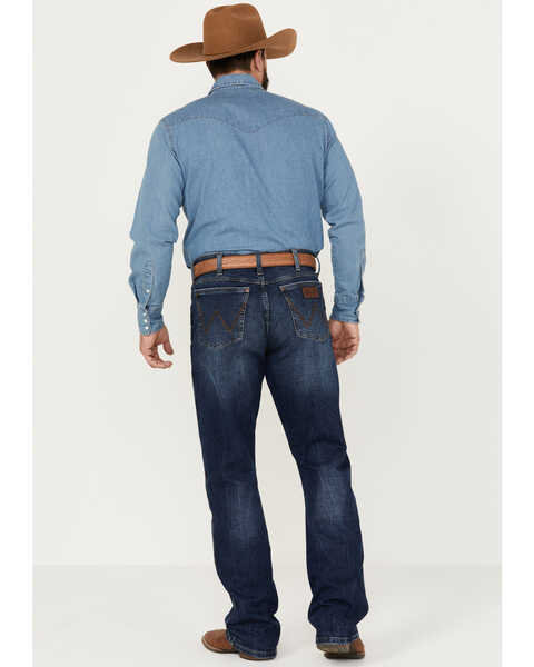 Image #3 - Wrangler Retro Men's Elmont Medium Wash Relaxed Bootcut Stretch Jeans, Medium Wash, hi-res