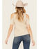 Image #4 - Shyanne Women's Cold Shoulder Steerhead Graphic Tee , Taupe, hi-res