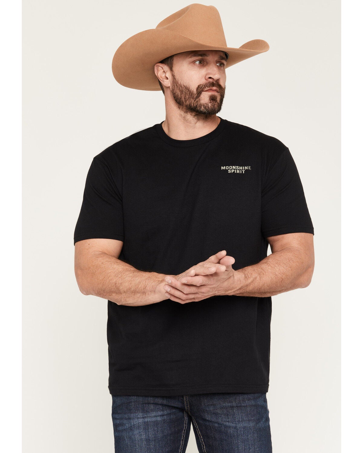 Image #4 - Moonshine Spirit&reg; Men's Outlaw Rebel Short Sleeve Graphic T-Shirt, Black, hi-res
