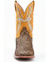 Dan Post Men's Exotic Huachinago Fish Western Boots - Broad Square Toe, Brown, hi-res