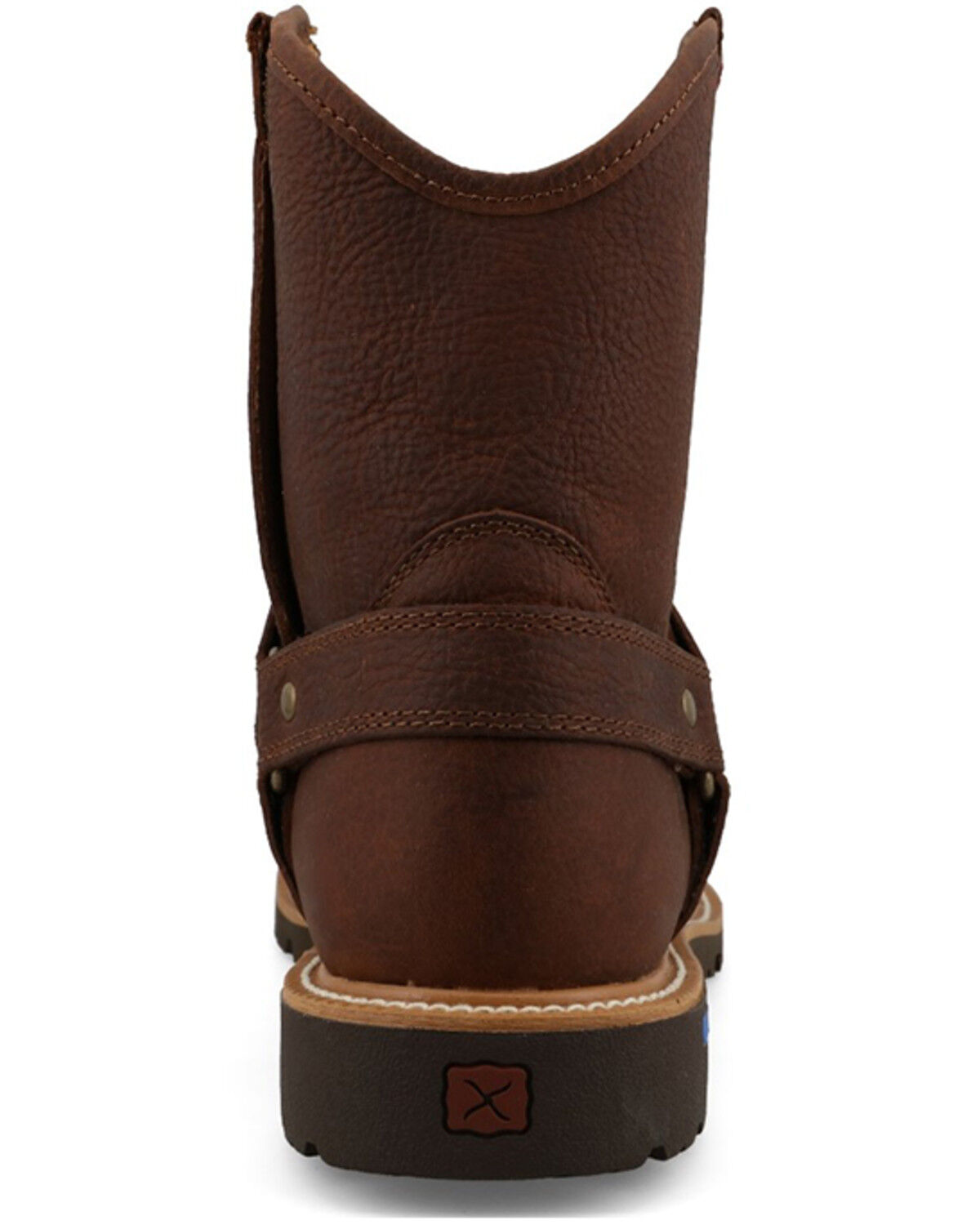 Image #5 - Twisted X Men's Tech X™ Motorcycle Boots - Broad Square Toe, Brown, hi-res