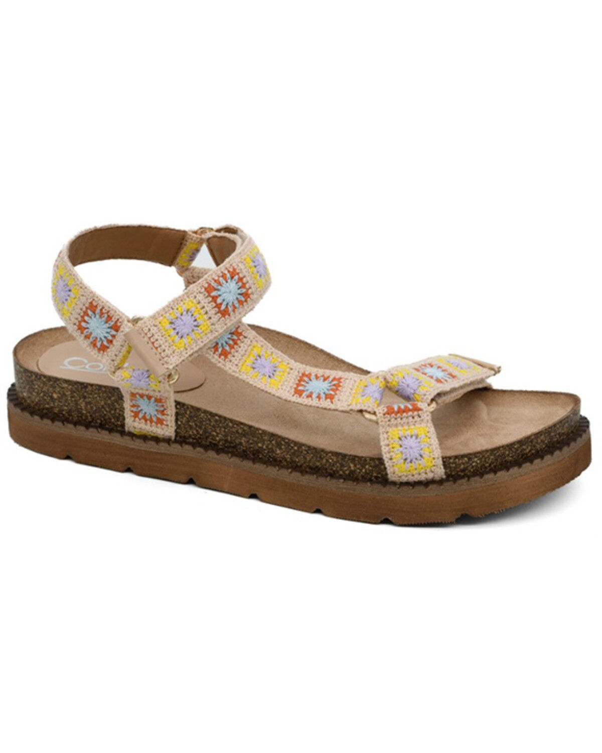 Image #1 - Hey Girl by Corkys Women's Are You Serious Sandals, Natural, hi-res