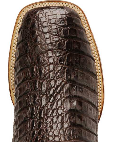 Image #6 - Dan Post Gel-Flex Cowboy Certified Caiman Stockman Boots, , hi-res