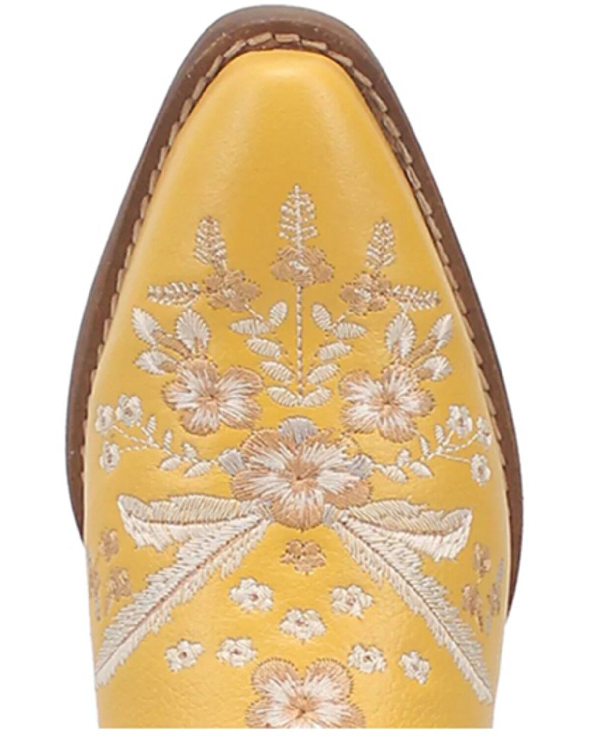 Image #6 - Laredo Women's Wildflower Mules - Snip Toe, Yellow, hi-res