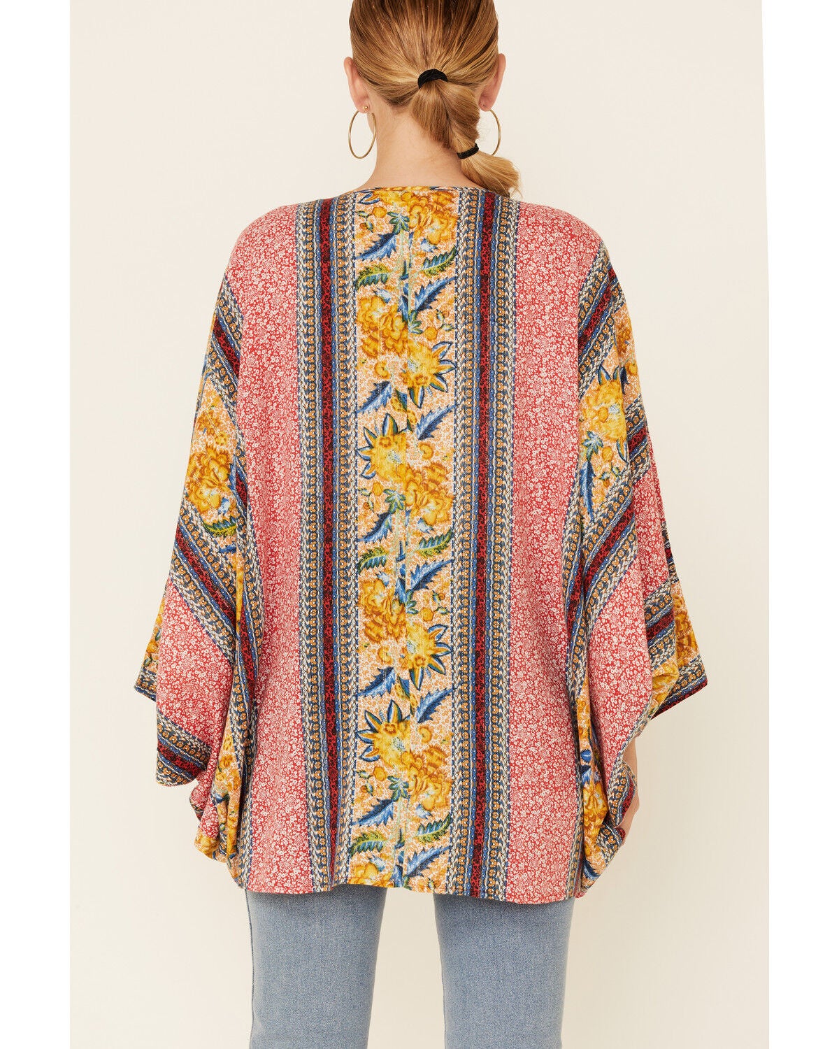 Image #3 - Band of the Free Women's Multi Print Grace Kimono, , hi-res