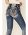 Miss Me Women's Dream World Bootcut Jeans, Blue, hi-res