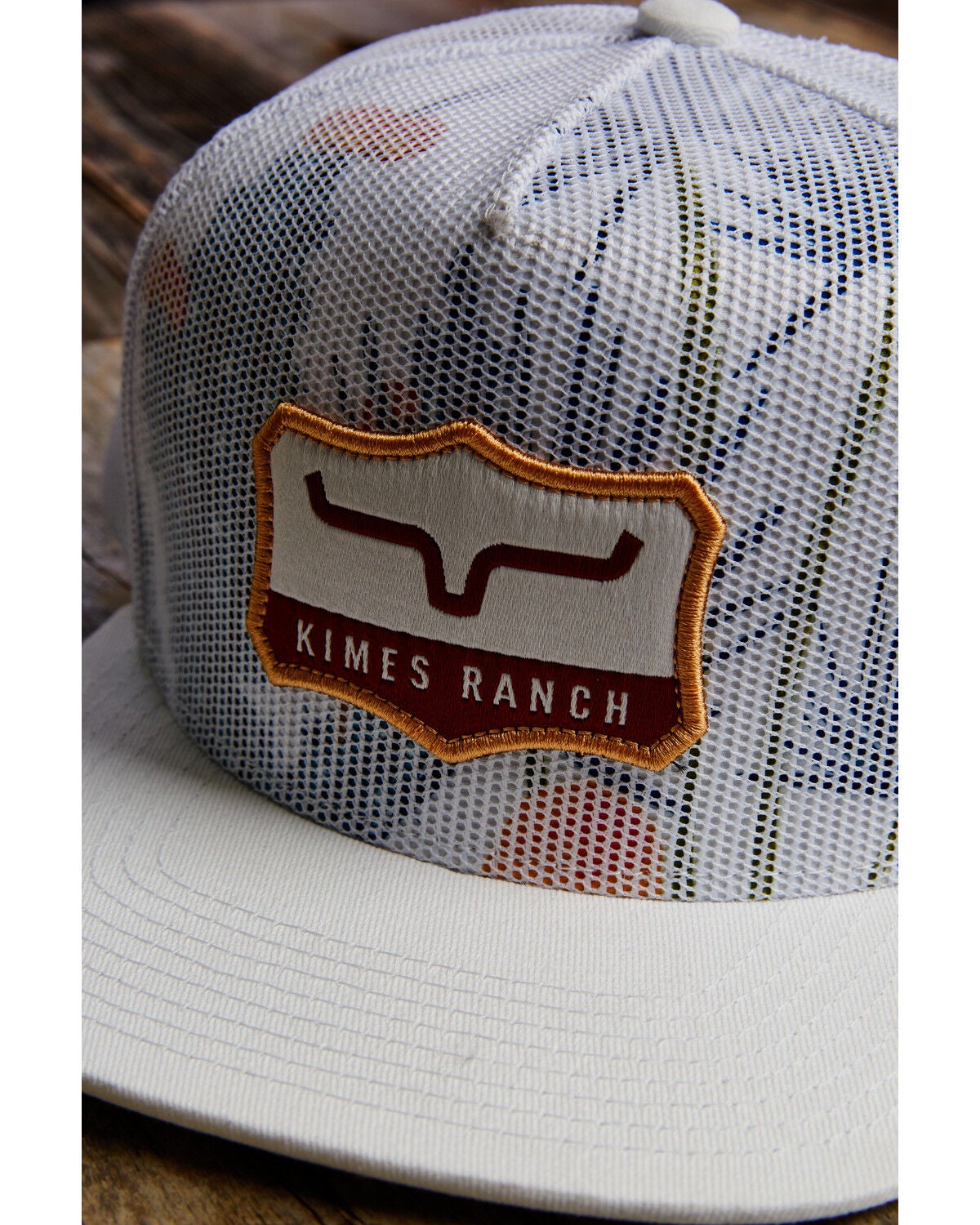 Image #2 - Kimes Ranch Men's Willard Palm Tree Trucker Cap, White, hi-res