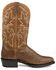 Dan Post Men's Armen Western Performance Boots - Medium Toe, Cognac, hi-res