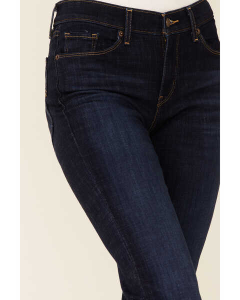 Image #2 - Levi's Women's Distressed Dark Wash Classic Bootcut Jeans, Blue, hi-res