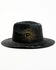 Image #3 - Shyanne Women's Celestial Sunshine Straw Western Fedora, Black, hi-res