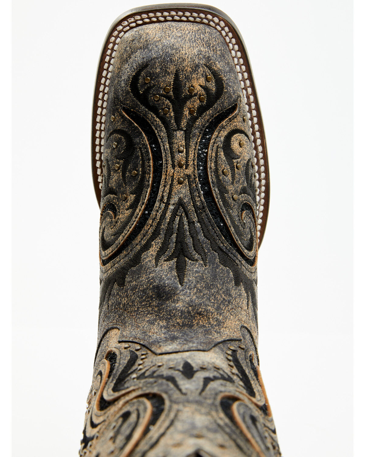 Image #6 - Shyanne Women's Glenna Western Boots - Broad Square Toe, Brown, hi-res