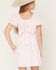 Image #4 - Originality Girls' Emma Gingham Tie Back Dress, Pink, hi-res