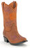 Gameday Boots Girls' Clemson University Western Boots - Medium Toe, Honey, hi-res