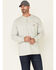 Image #1 - Carhartt Men's FR Henley Long Sleeve Work Shirt, Lt Grey, hi-res