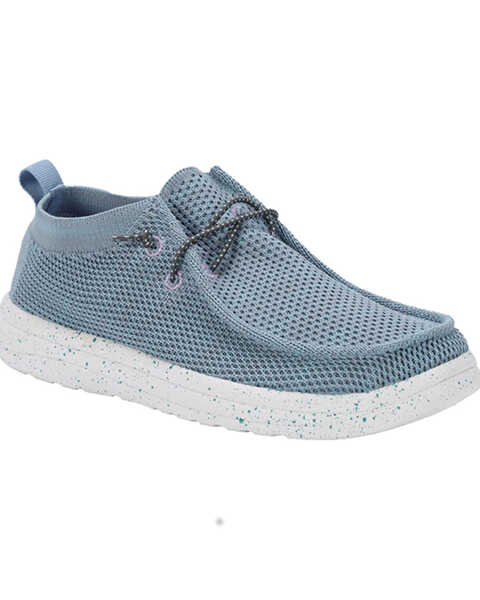 Image #1 - Lamo Footwear Women's' Michelle Casual Shoes - Moc Toe , Blue, hi-res