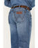 Image #4 - Wrangler Retro Men's Llano Light Medium Wash Stretch Slim Bootcut Jeans, , hi-res