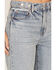 Image #2 - Daze Women's Medium Wash High Rise Straight Jeans, Blue, hi-res