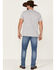 Image #3 - Wrangler Retro Men's Payson Light Wash Stretch Slim Straight Jeans, Light Wash, hi-res