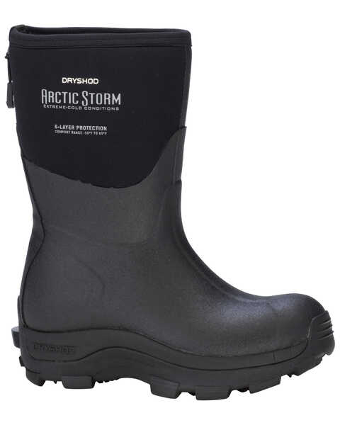 Image #1 - Dryshod Women's Arctic Storm Mid Work Boots , Black, hi-res
