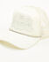 Image #1 - Shyanne Women's Boot Stitch Ball Cap, White, hi-res
