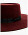 Shyanne Women's Rose Fedora Hat, Rose, hi-res