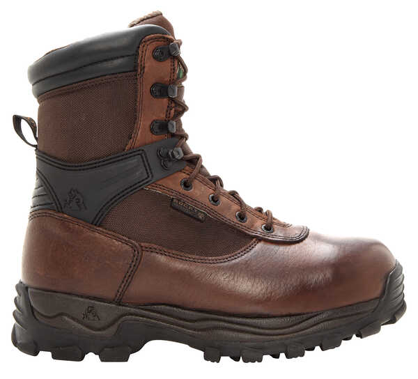 Rocky Men's Sport Utility Pro Waterproof Work Boots - Steel Toe, Brown, hi-res