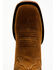 Image #6 - Caborca Silver Women's Maisie Star And Hearts Inlay Western Boots - Broad Square Toe, Tan, hi-res
