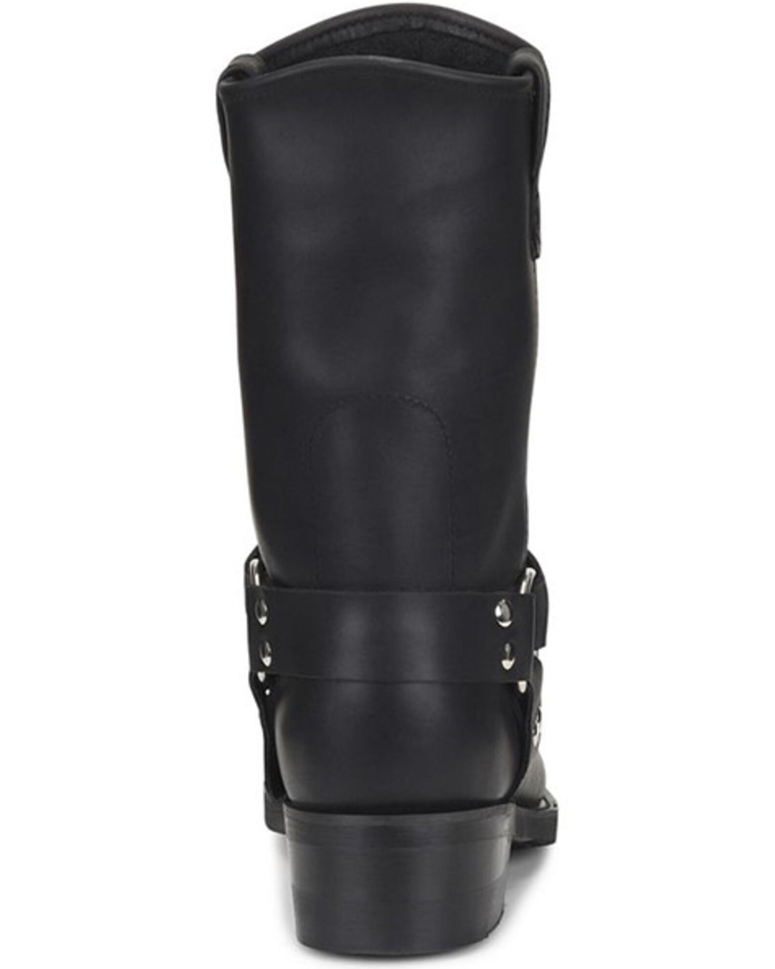 Motoman Vintage Harness Ring Boots Black Moto Riding Square toe EU 44 | US  11