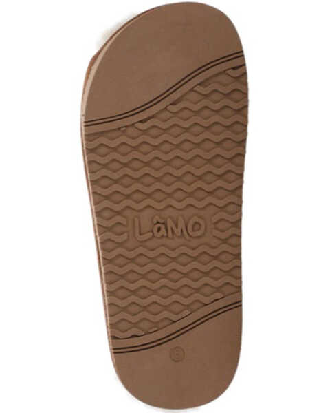Image #7 - Lamo Footwear Women's Apma Slide Wrap Wide Slippers, Chestnut, hi-res