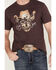 Image #3 - Cody James Men's Skull Scene Short Sleeve Graphic T-Shirt, Rust Copper, hi-res
