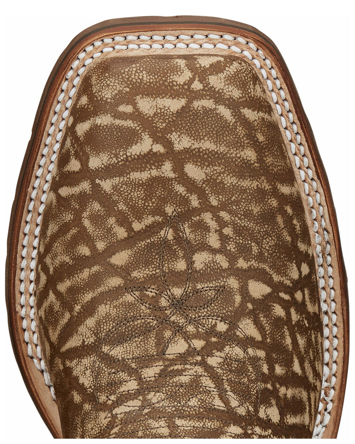 Image #6 - Tony Lama Men's Bowie Western Boots - Broad Square Toe, Brown, hi-res