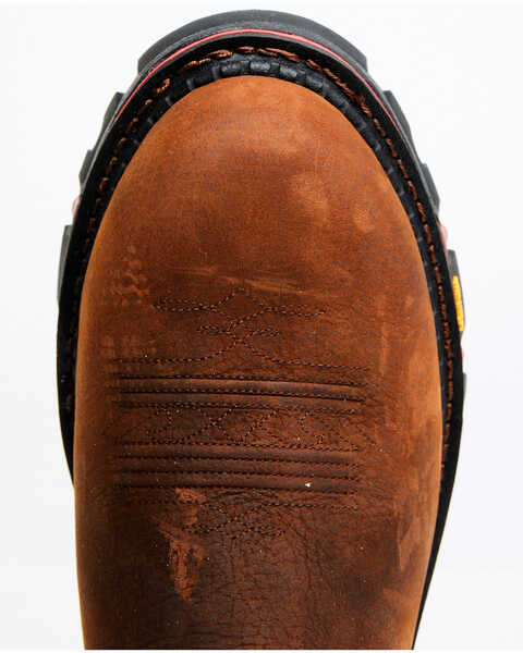 Image #6 - Cody James Men's Decimator Dirty Dog Pull On Work Boots - Composite Toe , Brown, hi-res