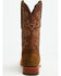 Image #5 - Tanner Mark Men's Ruff Out Suede Western Boots - Broad Square Toe, Brown, hi-res