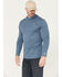 Image #4 - Carhartt Men's Force Sun Defender™ Lightweight Long Sleeve Hooded Work Shirt, Blue, hi-res