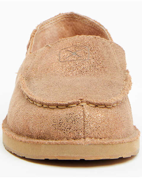 Image #4 - Twisted X Women's Boot Barn Exclusive Comfy Sparkle Loafer Shoes - Moc Toe, Brown, hi-res