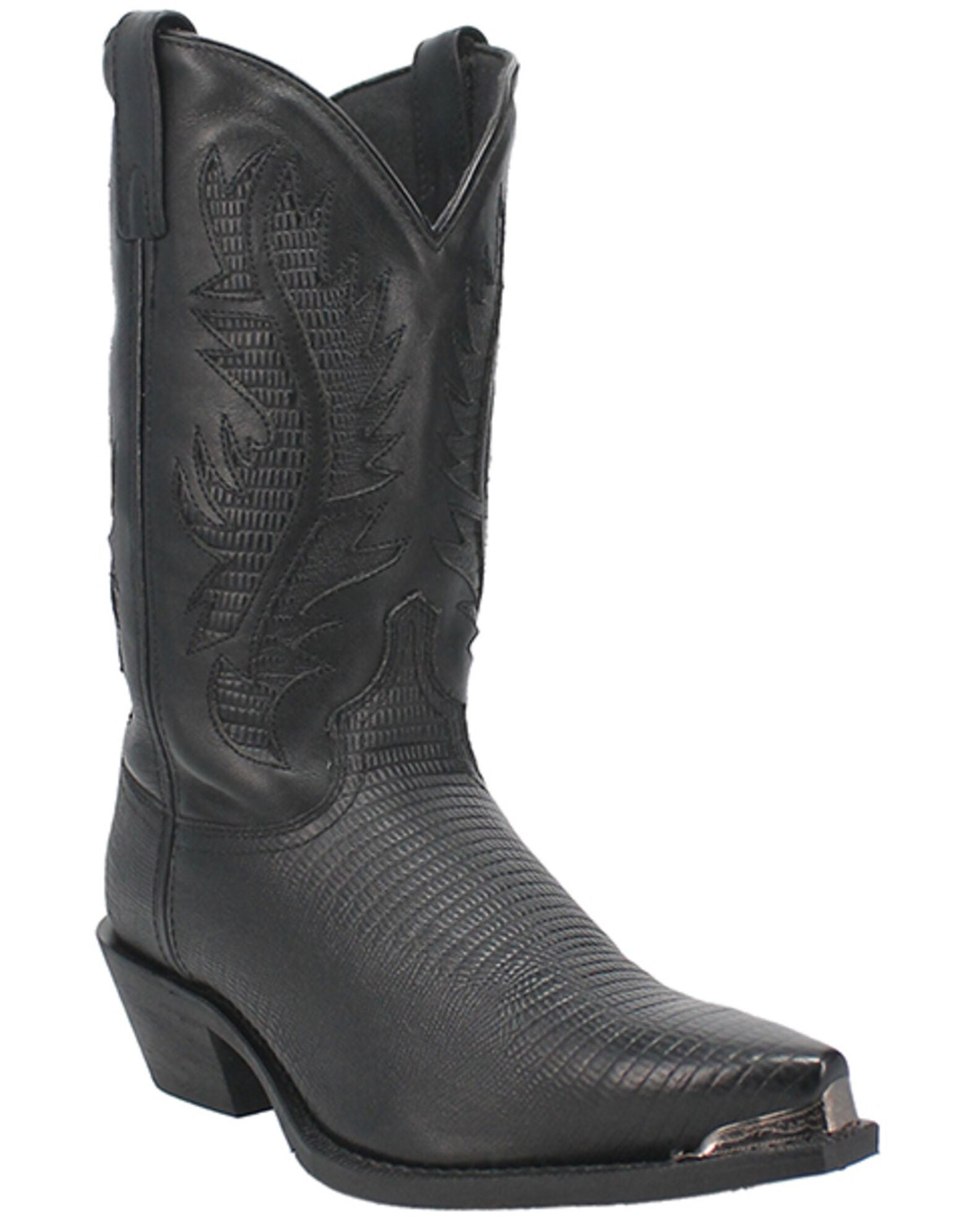 Product Name Laredo Men's Lizard Print Western Boot Snip Toe