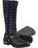 Image #1 - Milwaukee Leather Women's14" Accent Lacing Boots - Square Toe , Black, hi-res
