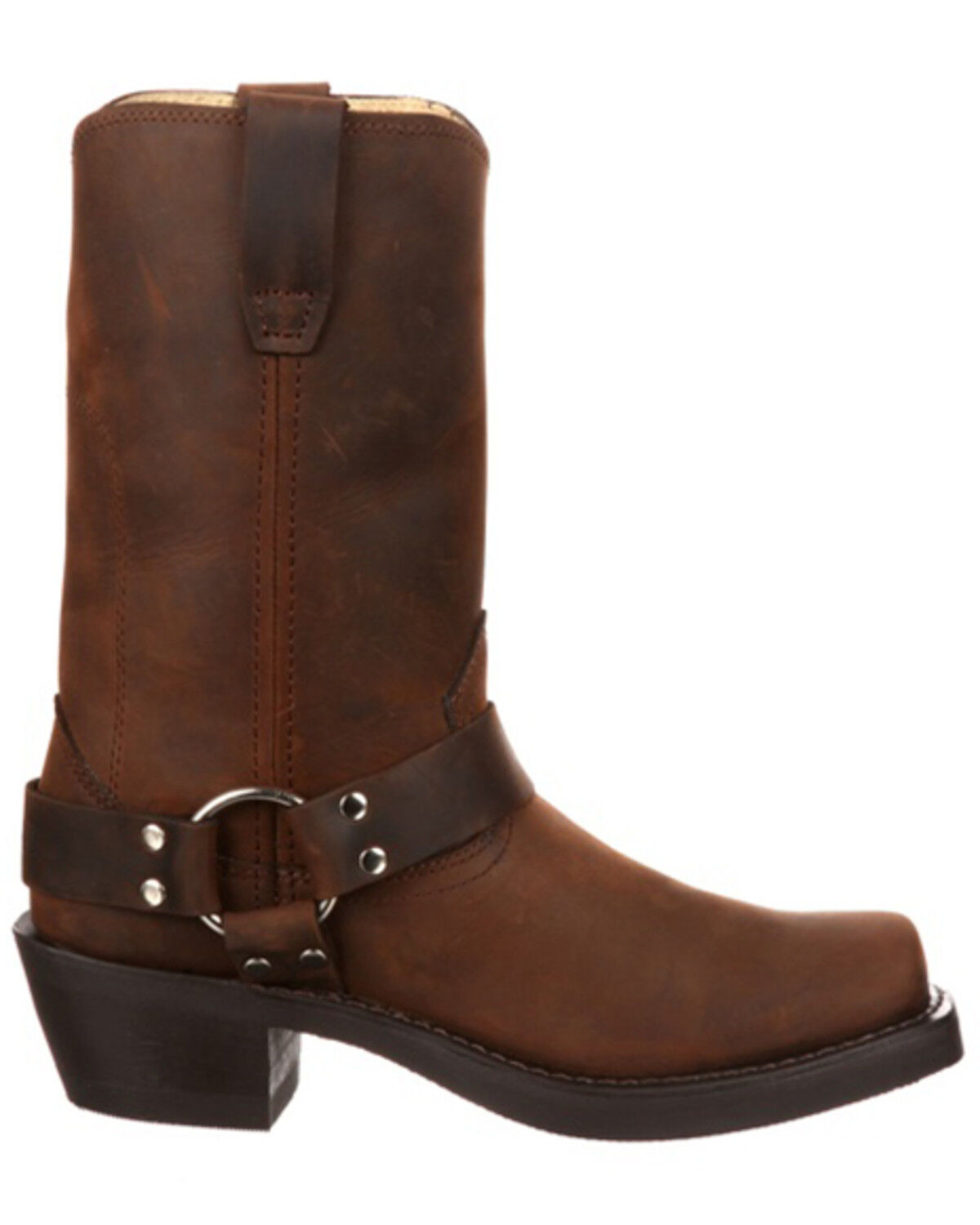 Image #3 - Durango Women's Harness Western Boots - Square Toe, Brown, hi-res
