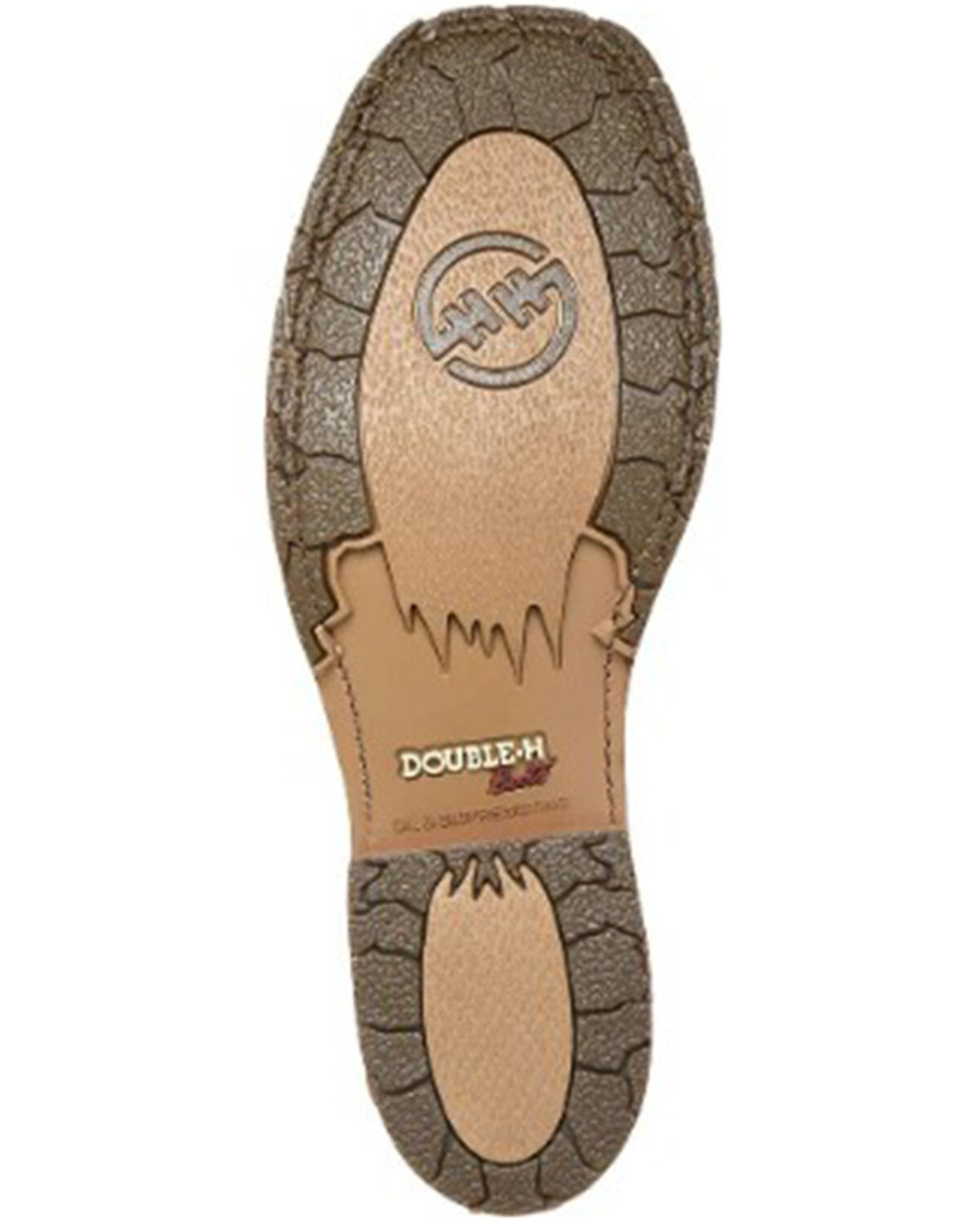 Image #6 - Double H Men's Bregman Western Boots - Broad Square Toe, Brown, hi-res