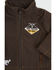 Image #2 - Cowboy Hardware Toddler Boys' Too Tough Embroidered Softshell Jacket, Brown, hi-res