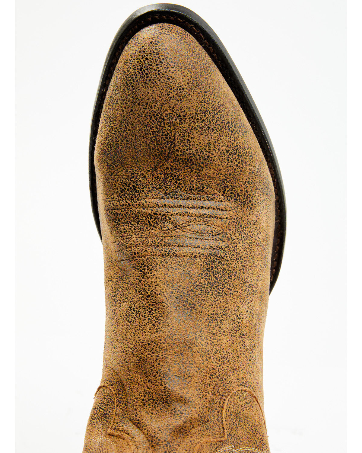 Image #6 - Tony Lama Men's Outpost Desert Goat Leather Western Boots - Round Toe, Tan, hi-res