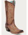 Image #1 - Corral Women's Shedron Flames Western Boots - Snip Toe, Brown, hi-res